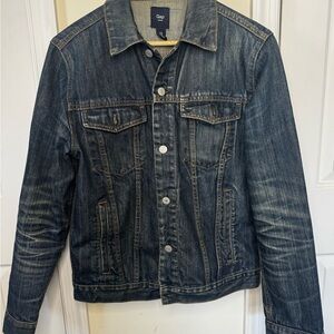 GAP Men's Dark Wash Denim Jacket